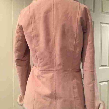 Women Pelle Pink Coat