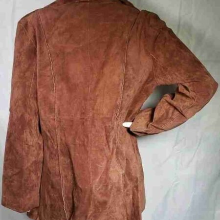 Women Pelle Suede Leather Blazer