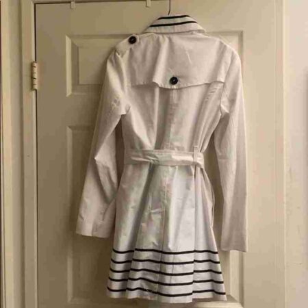 Women Pelle Trench Coat