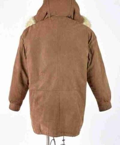 Womens Vintage 90s Pele Leather Parka