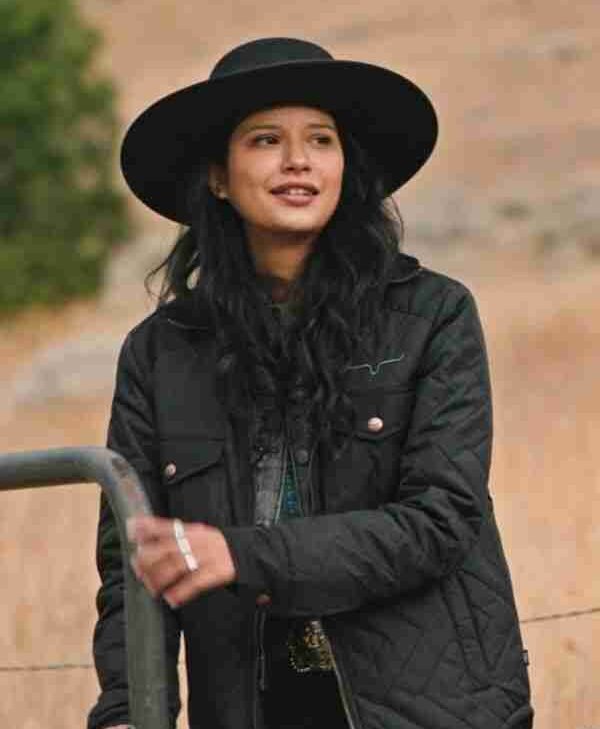 Yellowstone S04 Monica Dutton Black Jacket