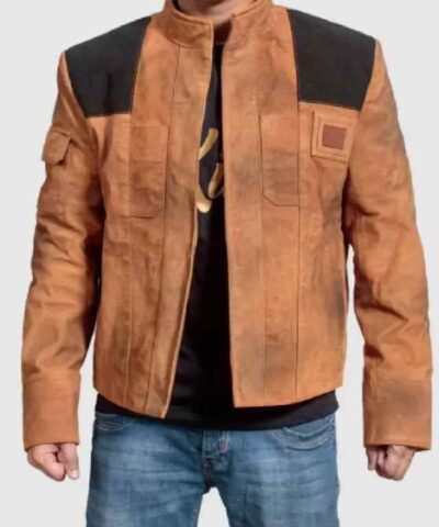 alden ehrenreich solo a star wars story suede jacket