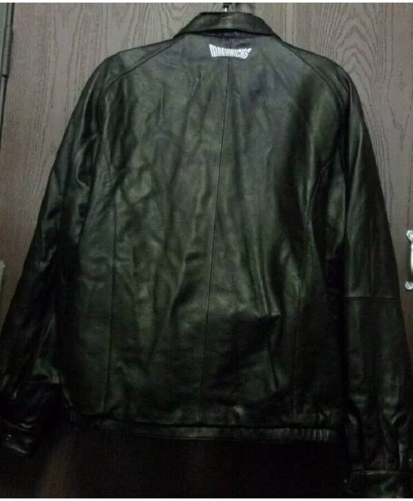 black dallas mavericks jeff hamilton leather jacket 1