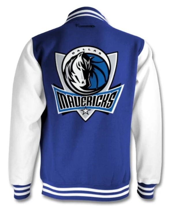 blue dallas mavericks jeff hamilton cotton jacket