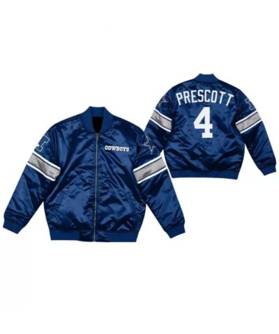 dak prescott dallas cowboys nfl satin jacket scaled 1