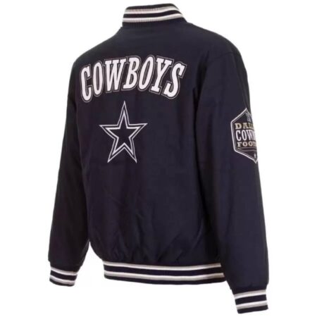 dallas cowboys 3 hit jh design full snap jacket 1 scaled 1