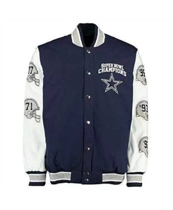 dallas cowboys commemorative super bowl jacket scaled 1
