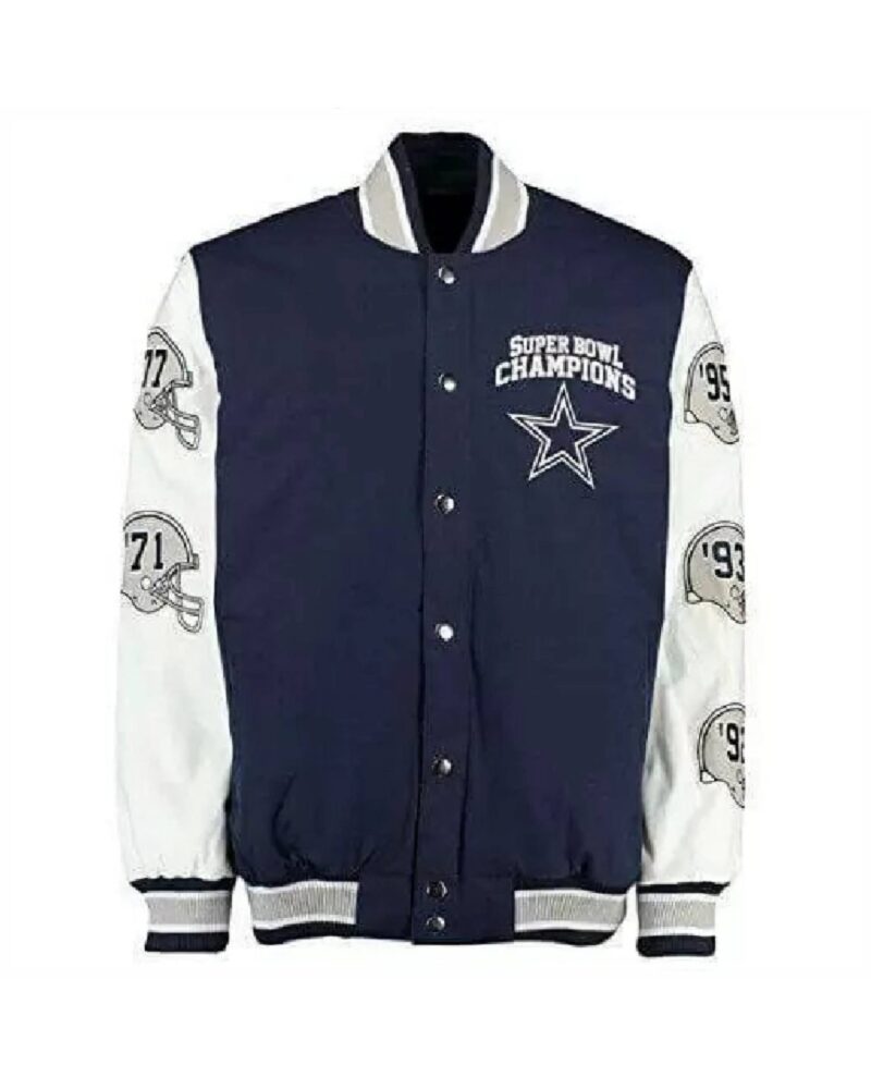dallas cowboys commemorative super bowl jacket scaled 1