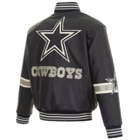 dallas cowboys navy nfl leather jacket 1 scaled 1
