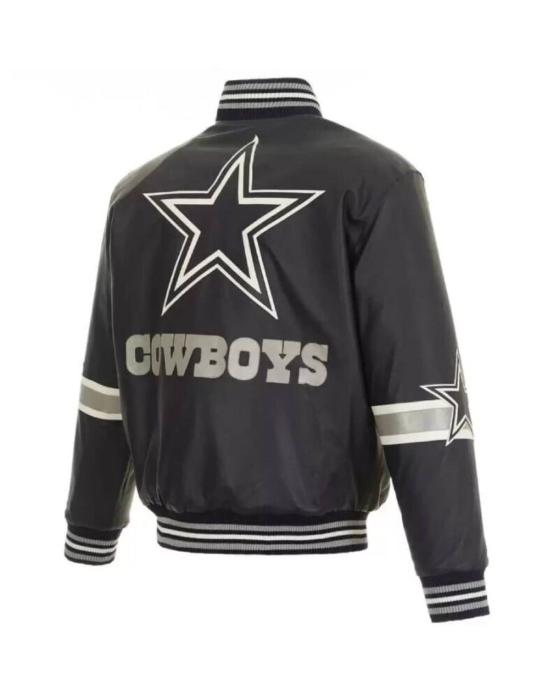 dallas cowboys navy nfl leather jacket 1 scaled 1