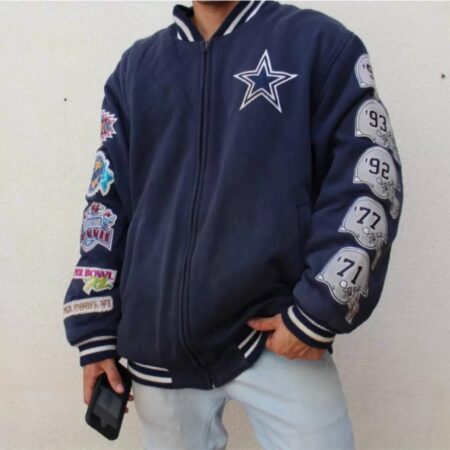 dallas cowboys nfl blue super bowl champions jacket 1 scaled 1