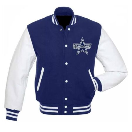 dallas cowboys nfl letterman varsity jacket