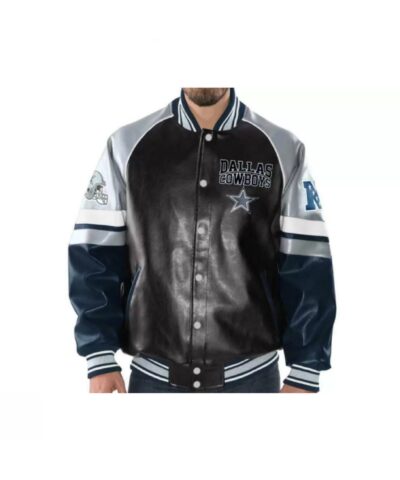 dallas cowboys nfl multicolor leather jacket scaled 1