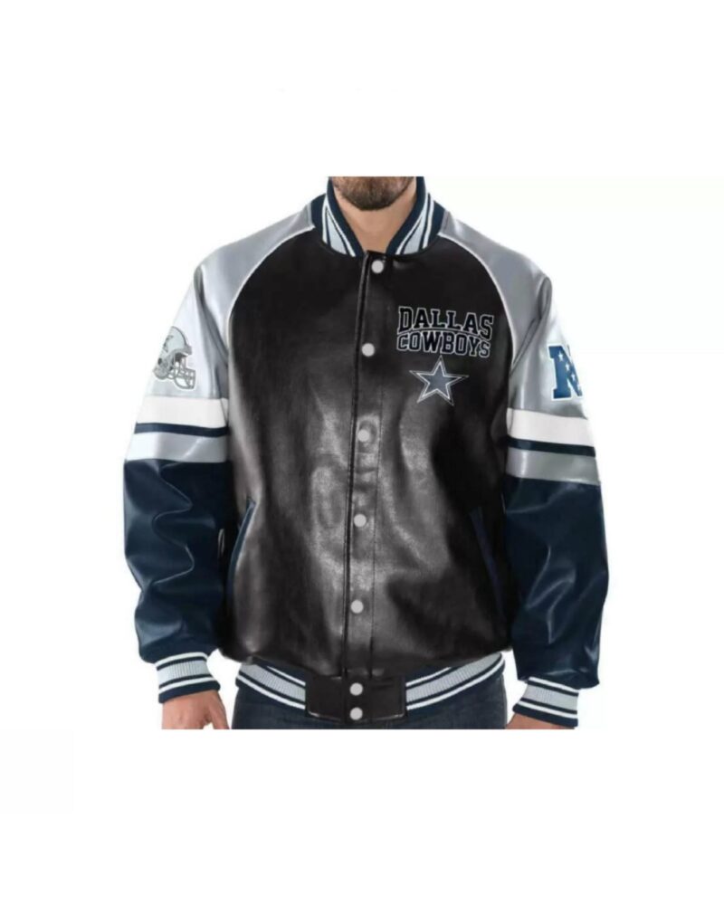 dallas cowboys nfl multicolor leather jacket scaled 1