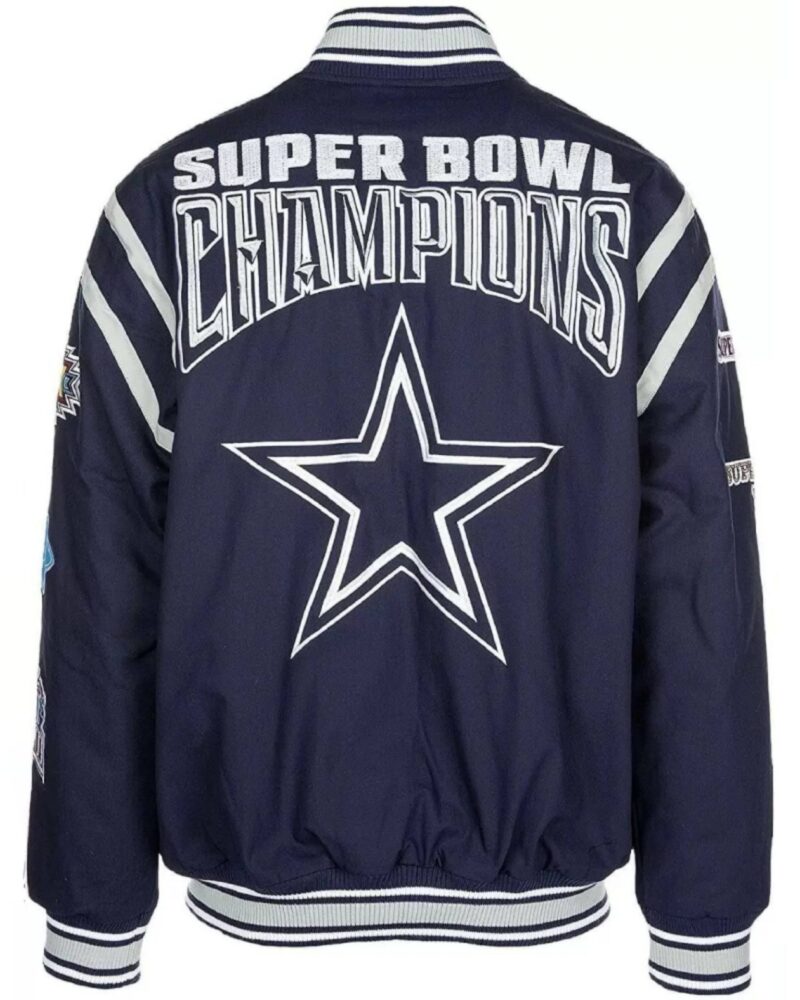 dallas cowboys super bowl 5 time champions jacket 1 scaled 1