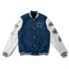 dallas cowboys super bowl 5x champions varsity jacket scaled 1