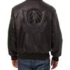 dallas mavericks jeff hamilton black leather jacket 1