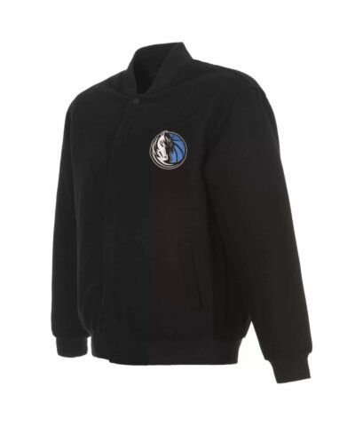 dallas mavericks jeff hamilton black wool jacket