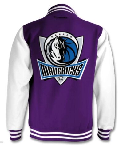 dallas mavericks jeff hamilton purple cotton jacket 1