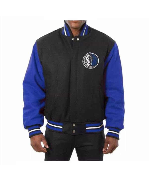 dallas mavericks jeff hamilton two tone varsity jacket 1