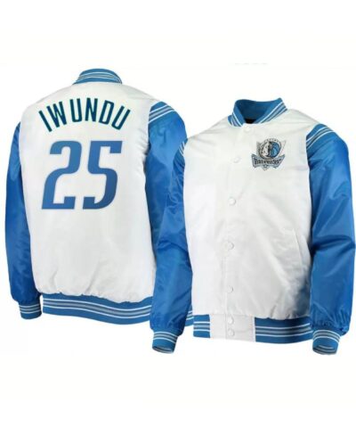 dallas mavericks wes iwundu satin jacket