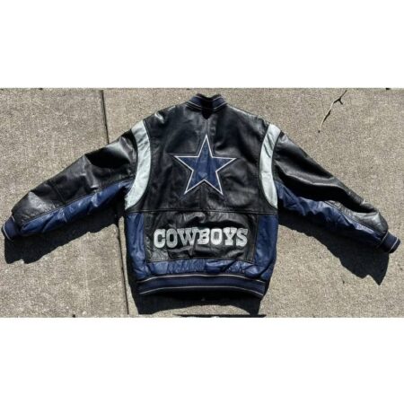 g lll carl banks nfl dallas cowboys leather jacket 1