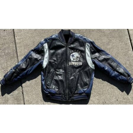 g lll carl banks nfl dallas cowboys leather jacket