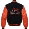 happy halloween varsity jacket  scaled 1