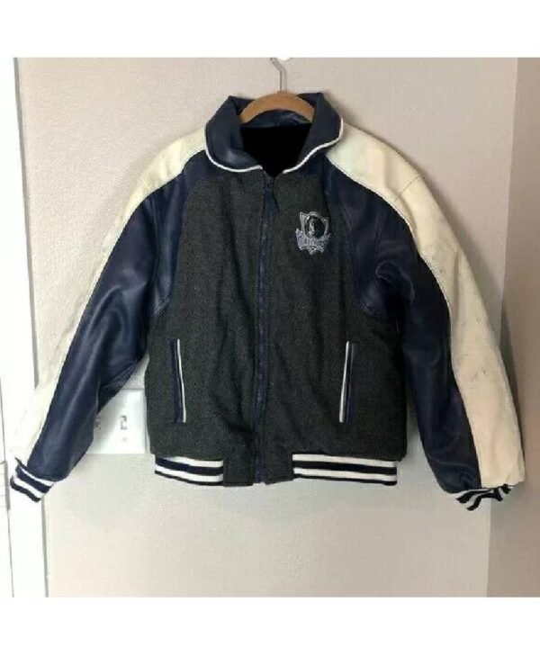 jeff hamilton dallas mavericks wool leather jacket