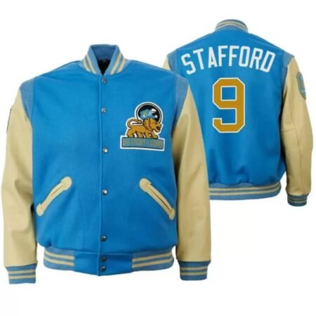matthew stafford 9 detroit lions nfl varsity jacket scaled 1