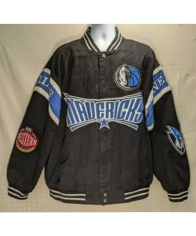 nba dallas mavericks adult twill jacket