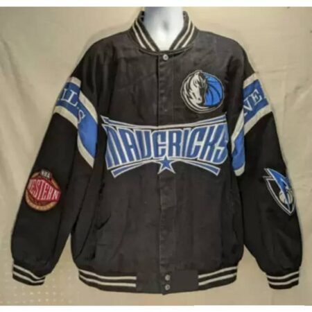 nba dallas mavericks adult twill jacket