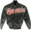 nba dallas mavericks black satin jacket
