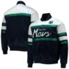 nba team dallas mavericks multicolor satin jacket