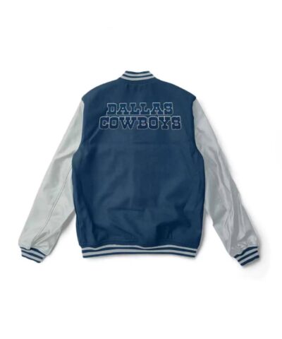 nfl dallas cowboys blue and gray varsity jacket 1 scaled 1