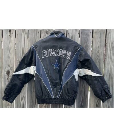 nfl dallas cowboys pro player leather jacket 1