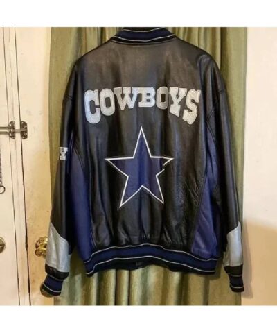 nfl dallas cowboys sports leather jacket 1