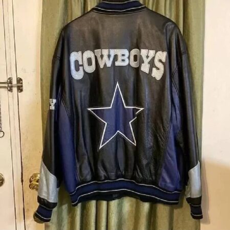 nfl dallas cowboys sports leather jacket 1