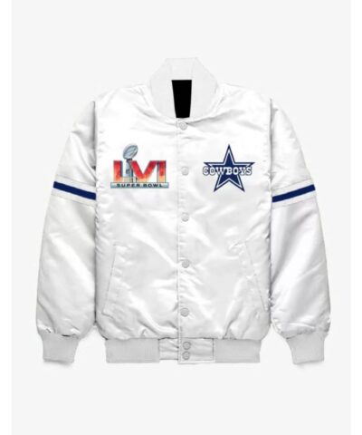 nfl dallas cowboys super bowl white satin jacket scaled 1