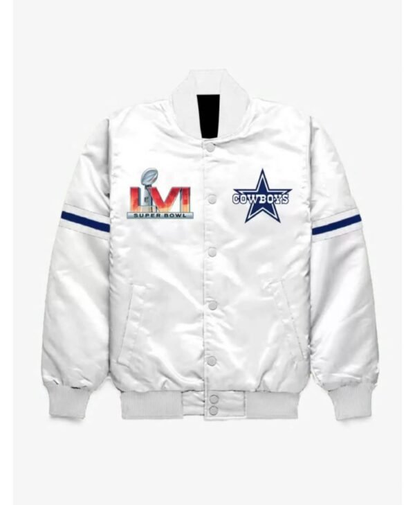 nfl dallas cowboys super bowl white satin jacket scaled 1