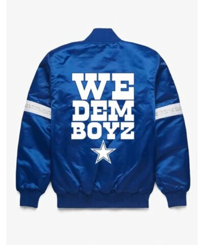 nfl dallas cowboys we dem boyz satin jacket 1