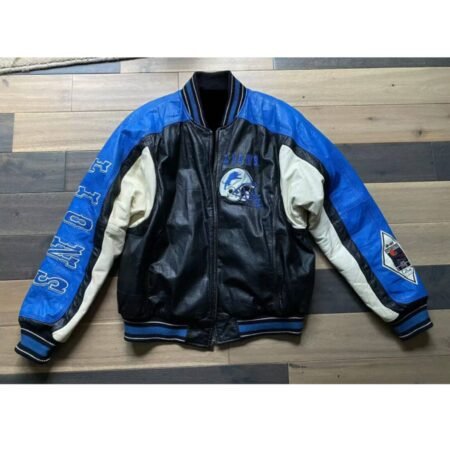 nfl detroit lions carl banks g lll leather jacket scaled 1