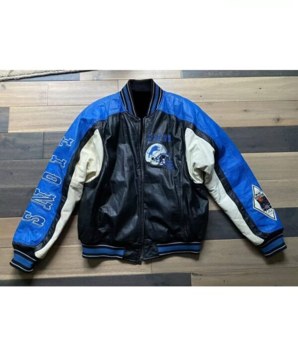 nfl detroit lions carl banks g lll leather jacket scaled 1