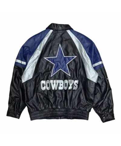 nfl football team dallas cowboys leather jacket 1