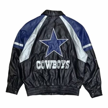 nfl football team dallas cowboys leather jacket 1