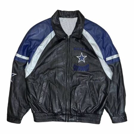 nfl football team dallas cowboys leather jacket