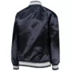 nfl navy blue dallas cowboys satin jacket 1