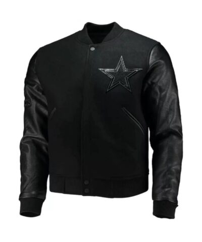 nfl team dallas cowboys black varsity jacket scaled 1