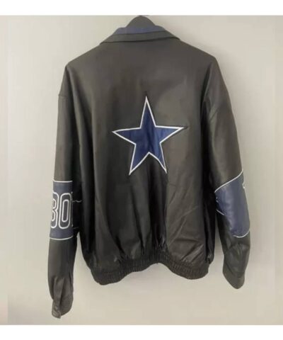 nfl team dallas cowboys football leather jacket 1