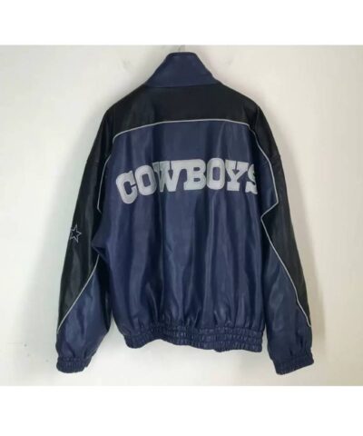nfl team dallas cowboys football leather jacket 2